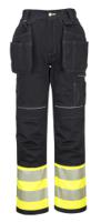 Portwest PW307 PW3 Hi-Vis Class 1 Holster Pocket Trousers Yellow/Black 30