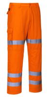 Portwest RT49 Hi-Vis Three Band Work Trousers Orange