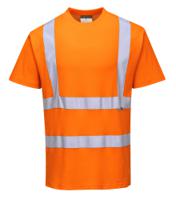 Portwest S170 Hi-Vis Cotton Comfort T-Shirt S/S Orange 4XL