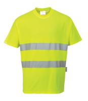 Portwest S172 Hi-Vis Cotton Comfort T-Shirt S/S Yellow XL