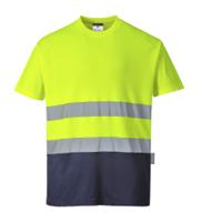 Portwest S173 Hi-Vis Cotton Comfort Contrast T-Shirt S/S