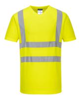 Portwest S179 Hi-Vis Cotton Comfort Mesh Insert T-Shirt S/S Yellow S