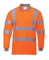 Portwest S277 Hi-Vis Polo Shirt L/S