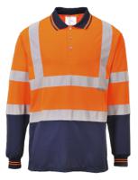 Portwest S279 Hi-Vis Contrast Polo Shirt L/S