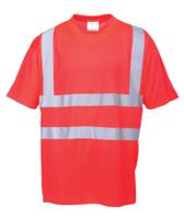 Portwest S478 Hi-Vis T-Shirt S/S Red XXXL
