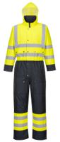 Portwest S485 Hi-Vis Contrast Winter Coverall Yellow/Navy 4XL