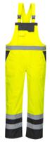 Portwest S488 Hi-Vis Breathable Contrast Rain Bib and Brace