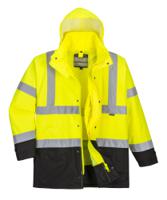 Portwest S768 Hi-Vis 5-in-1 Contrast Executive Jacket Yellow/Black 4XL