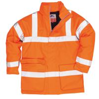 Portwest S778 Bizflame Rain Hi-Vis Antistatic FR Jacket Orange S
