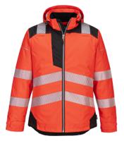 Portwest T400 PW3 Hi-Vis Winter Jacket Red/Black M