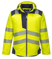 Portwest T400 PW3 Hi-Vis Winter Jacket Yellow/Navy 4XL