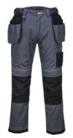 Portwest T602 PW3 Holster Work Trousers Zoom Grey/Black 28