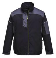Portwest T603 PW3 Work Jacket Black/Zoom Grey