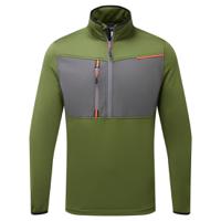 Portwest T755 WX3 Half Zip Tech Fleece Olive Green L