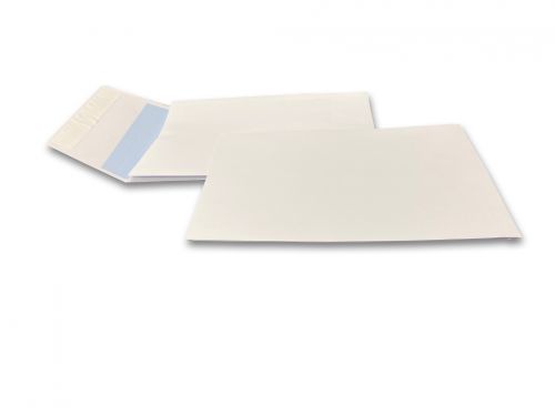 Gusset Pocket Peel & Seal C5 White 120gsm 229x162mm With 25mm Gusset Blue Opaque (Box 125) Code 6000