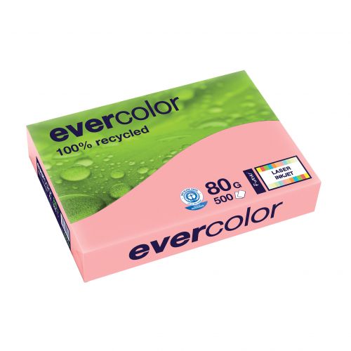 Evercolor Pink A4 80gsm Paper (Box 2500) Code EVP2180