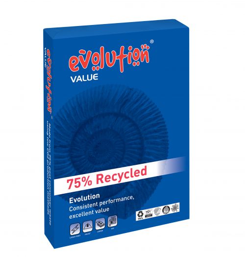 Evolution Value A4 Recycled Paper 80gsm White (Pack of 2500) EVV2180