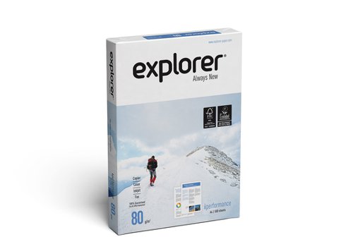 Explorer iPerformance FSC A4 80gsm (Box 2500) Code EX2180