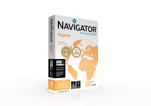 Navigator Organizer A4 80gsm (Box 2500) Code NAVA480FP 4 Hole Punched 