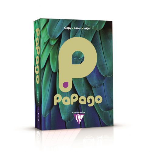 Papago Mid Apple Green A4 160gsm Paper (Pack 1000) Code FJ21160