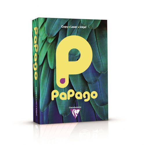 Papago Mid Daffodil A4 160gsm Paper (Pack 1000) Code FD21160