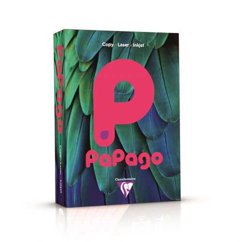 Papago Deep Intensive Pink A4 80gsm Paper PK500