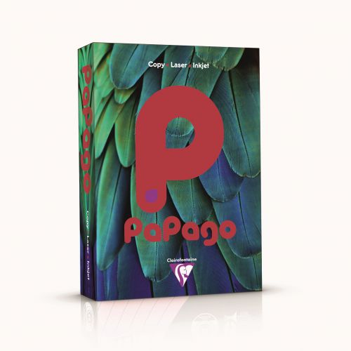 Papago Deep Intensive Red A4 80gsm Paper (Box 2500) Code FIR2180
