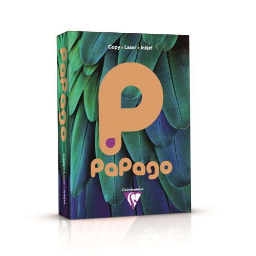 Papago Mid Peach A4 80gsm Paper (Box 2500) Code FPE2180