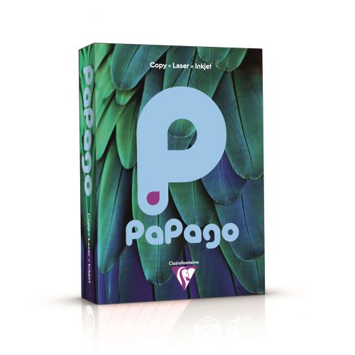 Papago Pastel Sky Blue A4 80gsm Paper (Box 2500) Code FSB2180