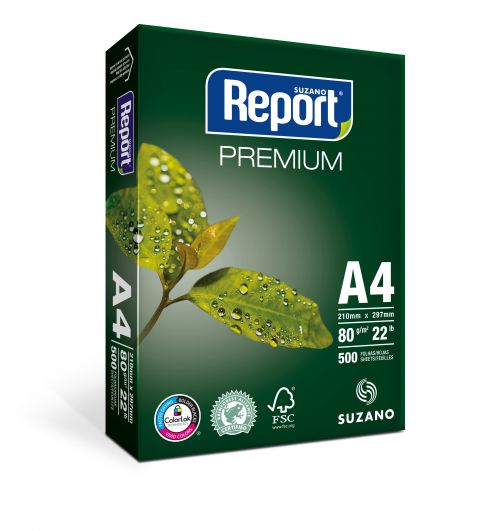 Report Premium A4 80gsm FSC White Paper (Box 2500) Code REP2180