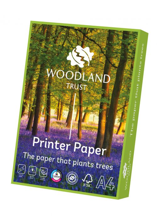 Woodland Trust A4 Office Paper 75gsm (Pack of 2500) WTOA4