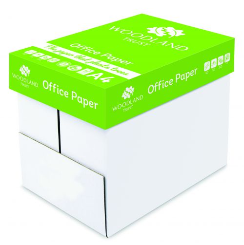 Woodland Trust A4 Office Paper 75gsm (Pack of 2500) WTOA4 PPR00138 Buy online at Office 5Star or contact us Tel 01594 810081 for assistance