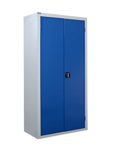 QMP Workplace Cupboard 1800h x 900w x  460d mm Blue doors