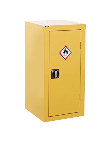 QMP Hazardous Substance Cupboard 900h x 460w x 460d mm yellow 