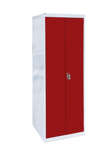 Fire Service Locker 1800h x 600w x 450d mm Solid door Camlock 1 comp w/ 3 shelves