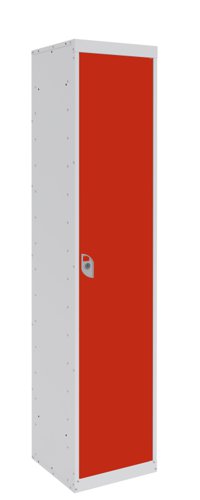 Dual USB Tablet and Laptop Charging Locker 1800h x 380w x 380d mm 15 comp/1 door Tamarillo Red