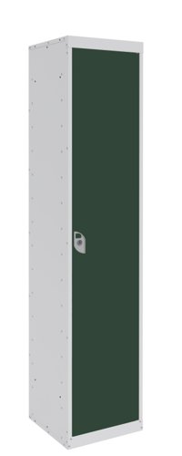 Dual USB Tablet and Laptop Charging Locker 1800h x 380w x 380d mm 8 comp/1 door Guava Green