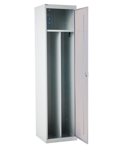 QMP Clean & Dirty Locker 1800h x 450w x 450d mm Light Grey door Camlock