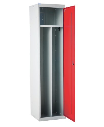 QMP Clean & Dirty Locker 1800h x 450w x 450d mm Red door Camlock