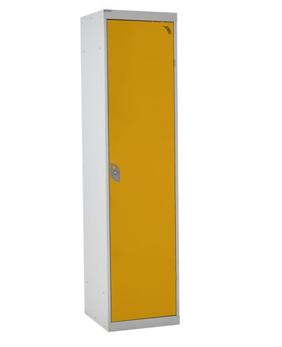 QMP Clean & Dirty Locker 1800h x 450w x 450d mm Yellow door Camlock