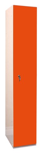 Laminate Plant-On Door Lockers 1800h x 300w x 450d mm 1 door camlock Clementine