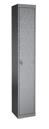 Stainless Steel Locker 1800h x 300w x 300d 1 door camlock 