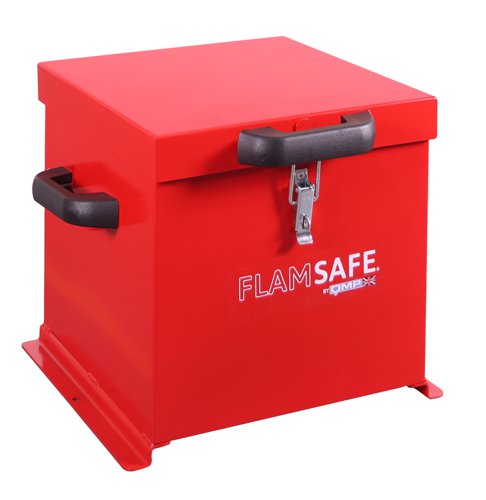 Flam Safe® Security Box - 380h x 360w x370d mm red