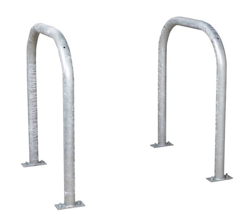 Sheffield Cycle Loops Adult 800h x 715w grouted galvanised