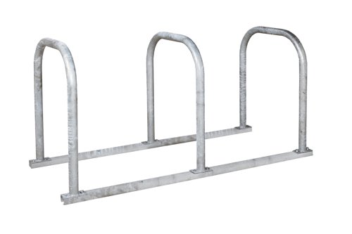 Sheffield Cycle Rack Adult galvanised 3 loops