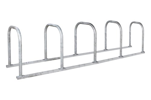Sheffield Cycle Rack Adult galvanised 5 loops