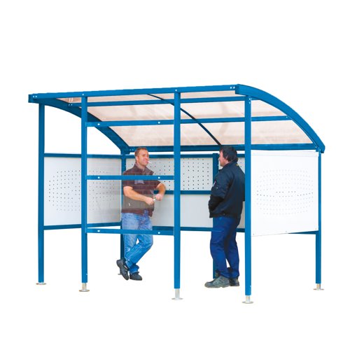 Premier Shelter 2320h x 3000w x 2100d mm  Perforated Steel Sides Blue