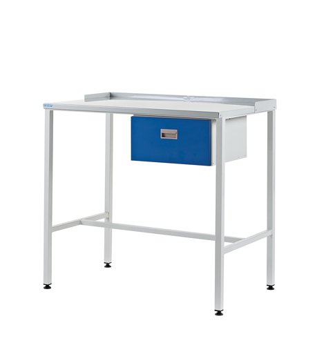 Team Leader Workstation - Single Drawer - Flat Top - H.920 W.1000 D.460mm