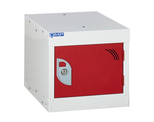 QMP Cube Locker 300h x 300w x 300d mm Red door Camlock 