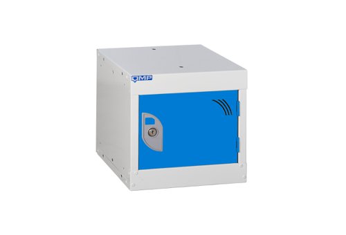 QMP Cube Locker 300h x 300w x 300d mm Blue door Camlock 